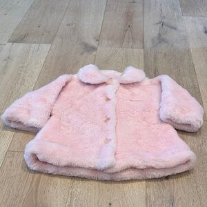 Saks Fifth Avenue Pink Kids Pea Coat